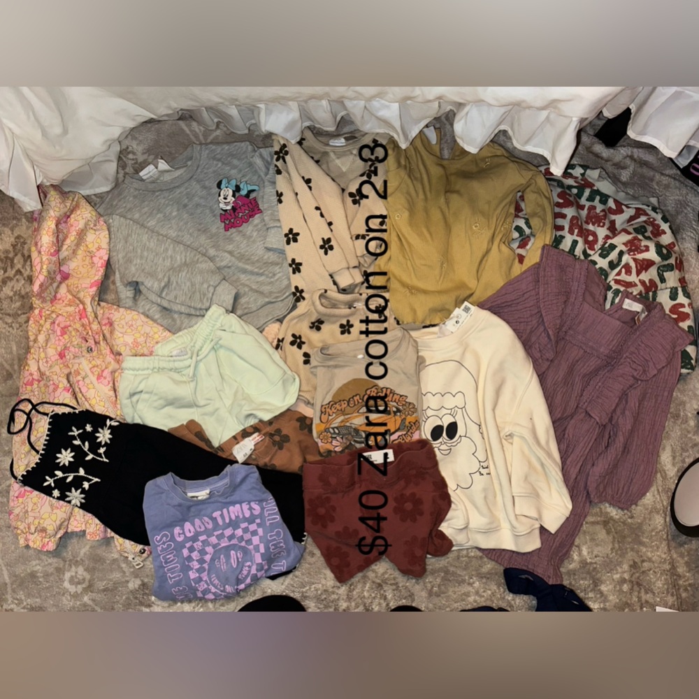 ZARA AND COTTON ON 2-3 YEARS OLD